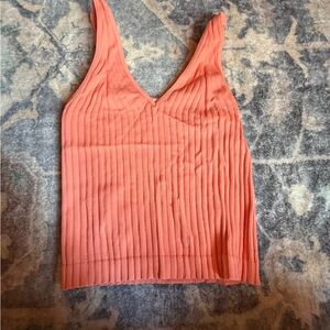 Nikibiki Coral Ribbed Camisole Top
